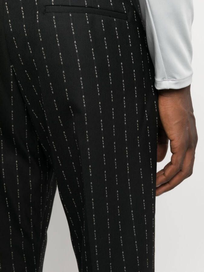 1017 ALYX 9SM Broek met monogram patroon Zwart