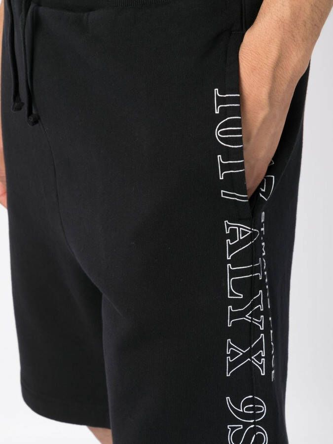 1017 ALYX 9SM Shorts met logoprint Zwart