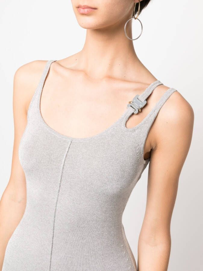1017 ALYX 9SM Mouwloze jurk Zilver