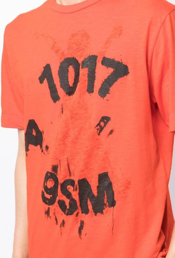 1017 ALYX 9SM T-shirt met grafische print Oranje