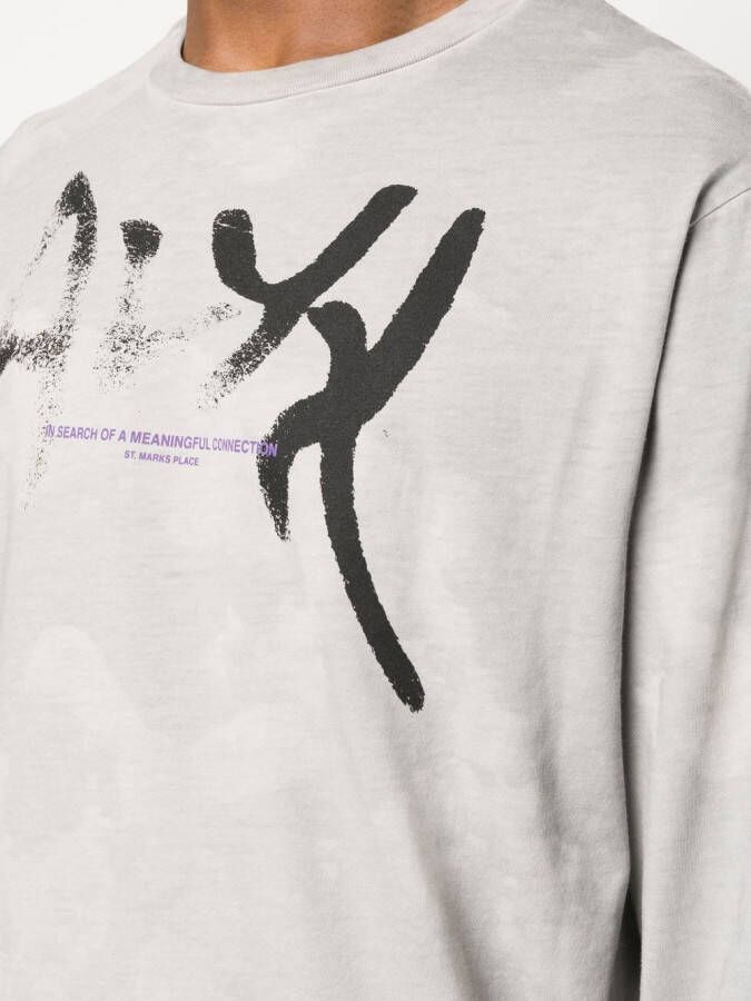 1017 ALYX 9SM T-shirt met logoprint Grijs