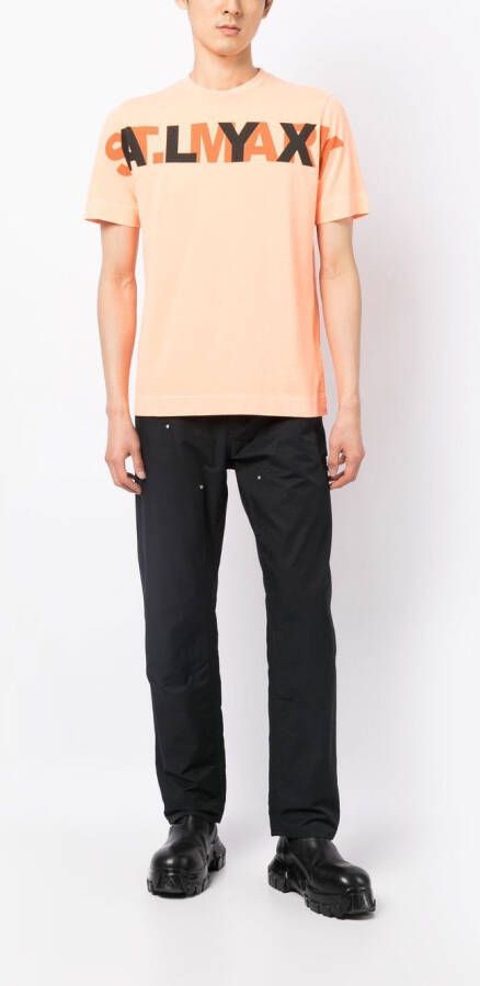 1017 ALYX 9SM T-shirt met logoprint Oranje