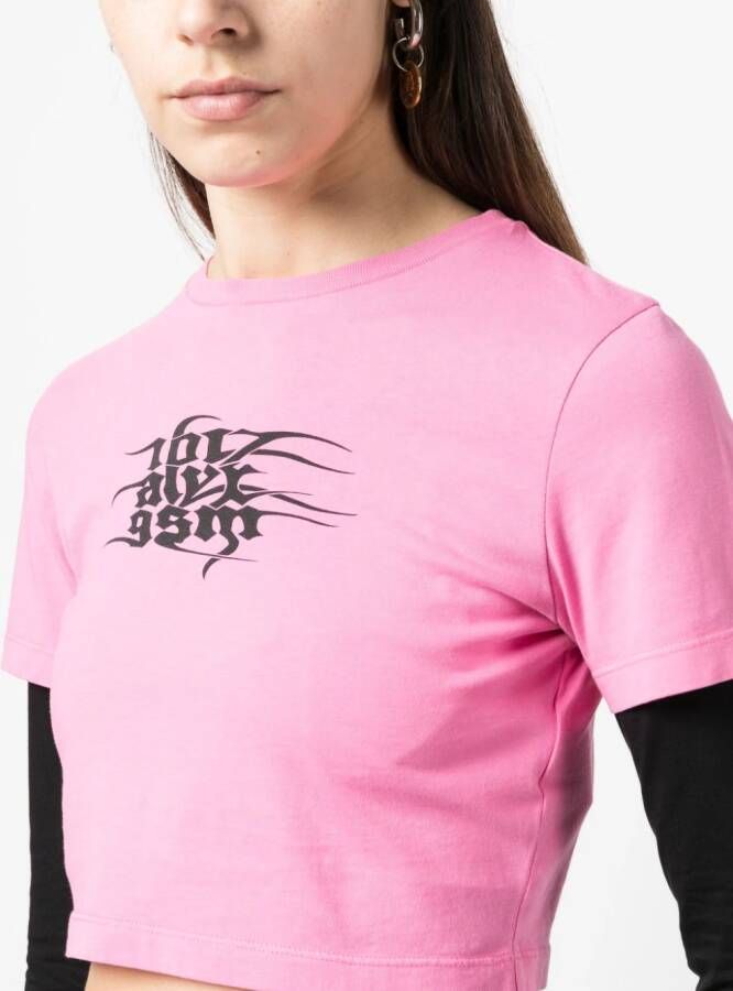 1017 ALYX 9SM T-shirt met logoprint Roze