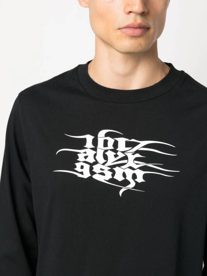 1017 ALYX 9SM T-shirt met logoprint Zwart
