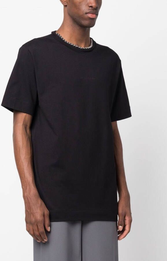 1017 ALYX 9SM T-shirt met verfraaide kraag Zwart