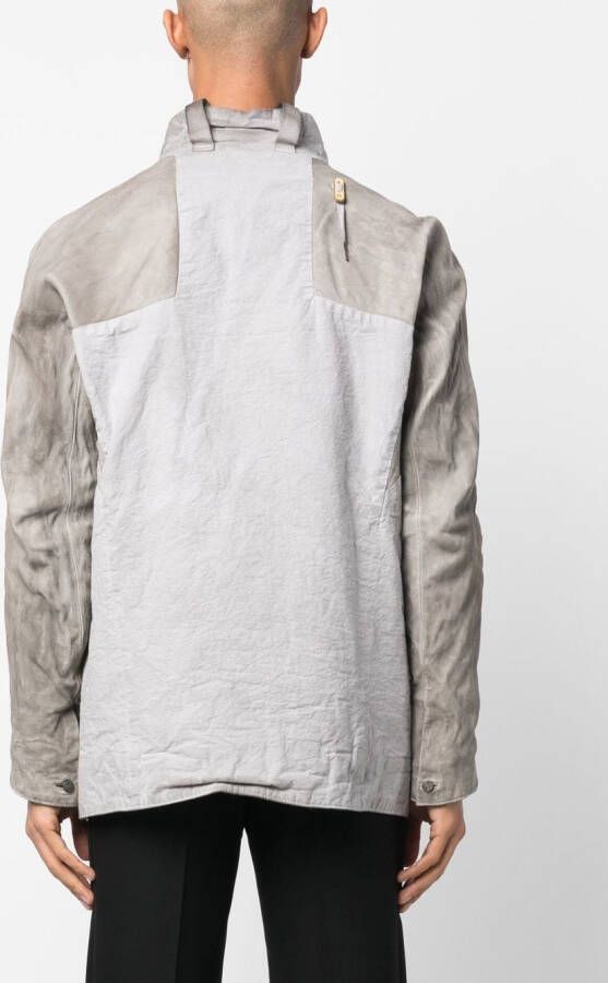 11 By Boris Bidjan Saberi Button-up jack Grijs