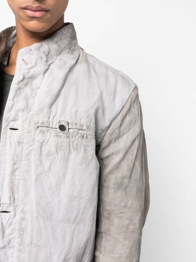 11 By Boris Bidjan Saberi Button-up jack Grijs