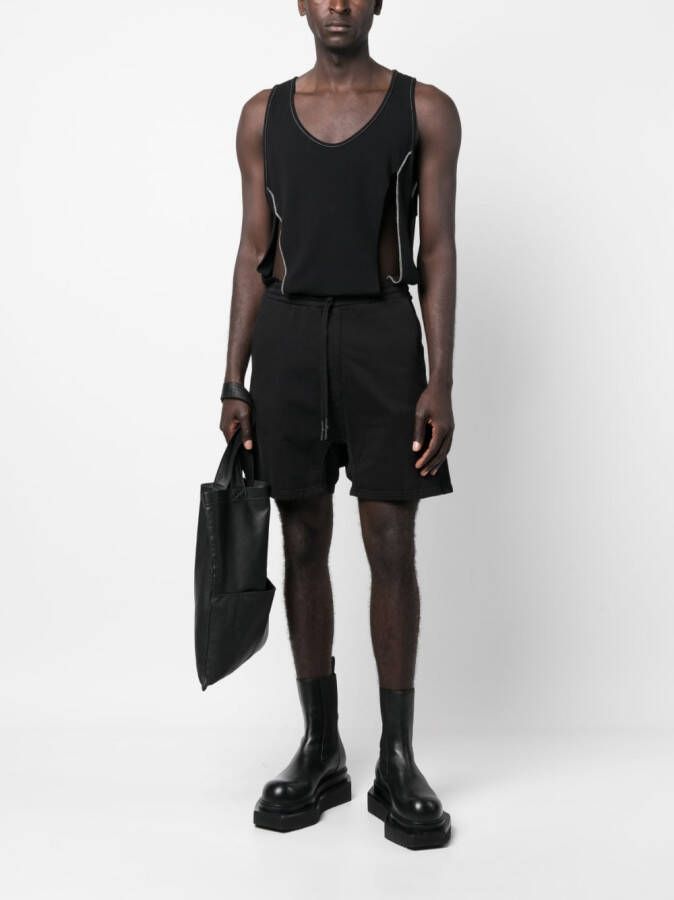 11 By Boris Bidjan Saberi Shorts met trekkoord Zwart