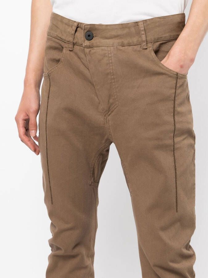 11 By Boris Bidjan Saberi Straight broek Bruin