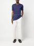 120% Lino Gemêleerd T-shirt Blauw - Thumbnail 2