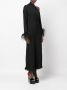 16Arlington Asymmetrische midi-jurk Zwart - Thumbnail 3