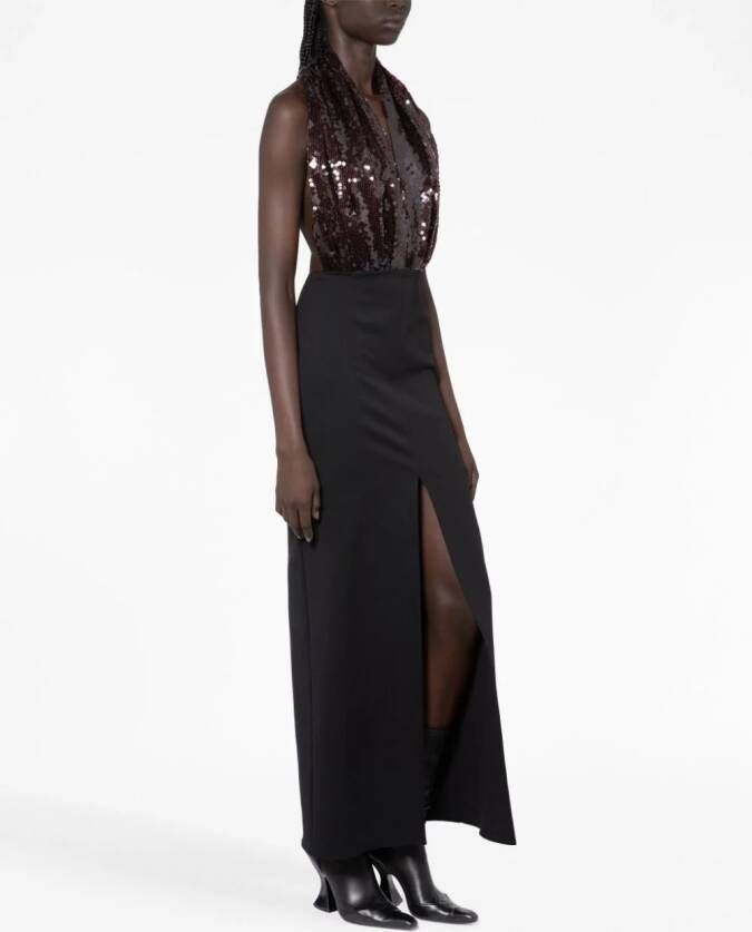 16Arlington Jurk met pailletten Bruin