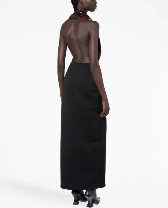 16Arlington Jurk met pailletten Bruin