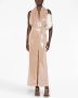 16Arlington Jurk verfraaid met pailletten Beige - Thumbnail 2