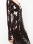 16Arlington Maxi-jurk met pailletten Bruin - Thumbnail 5