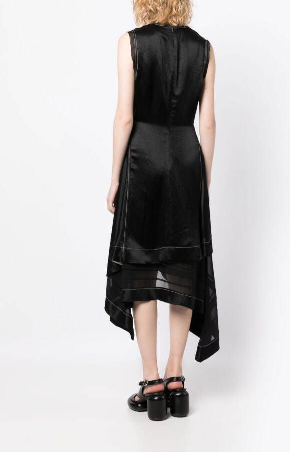 3.1 Phillip Lim Asymmetrische mini-jurk Wit