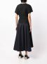 3.1 Phillip Lim T-shirtjurk met ceintuur Zwart - Thumbnail 4