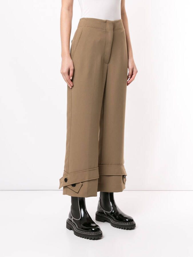 3.1 Phillip Lim Broek met ceintuur Zwart
