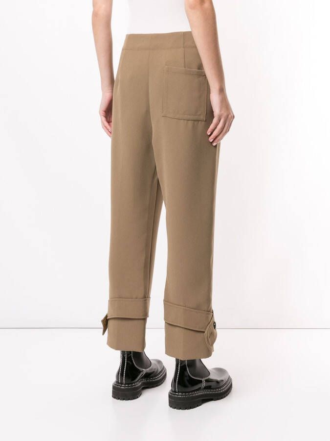 3.1 Phillip Lim Broek met ceintuur Zwart