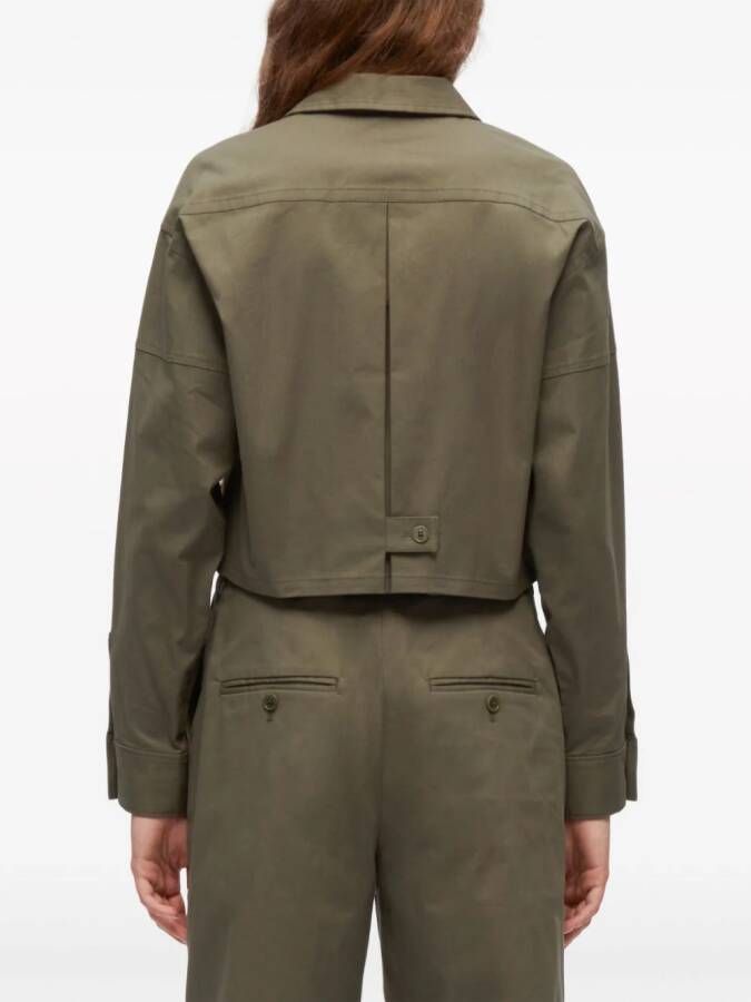 3.1 Phillip Lim Cropped blouse Groen