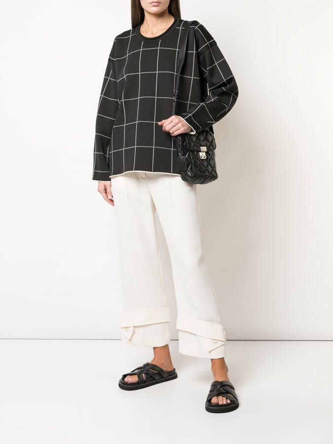 3.1 Phillip Lim Cropped broek Bruin