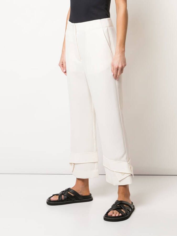 3.1 Phillip Lim Cropped broek Bruin