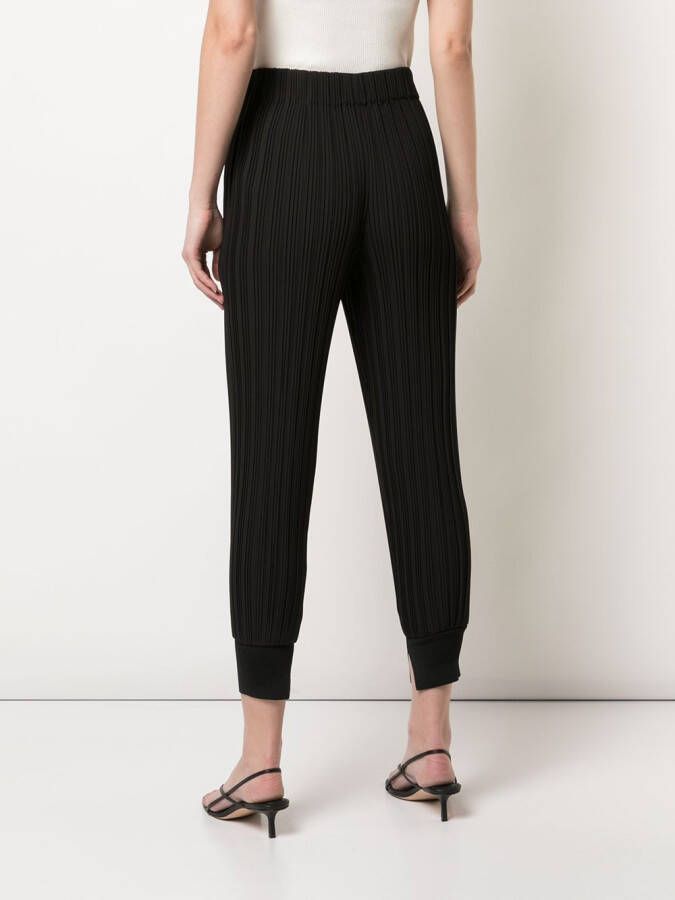 3.1 Phillip Lim Geplooide trainingsbroek Zwart