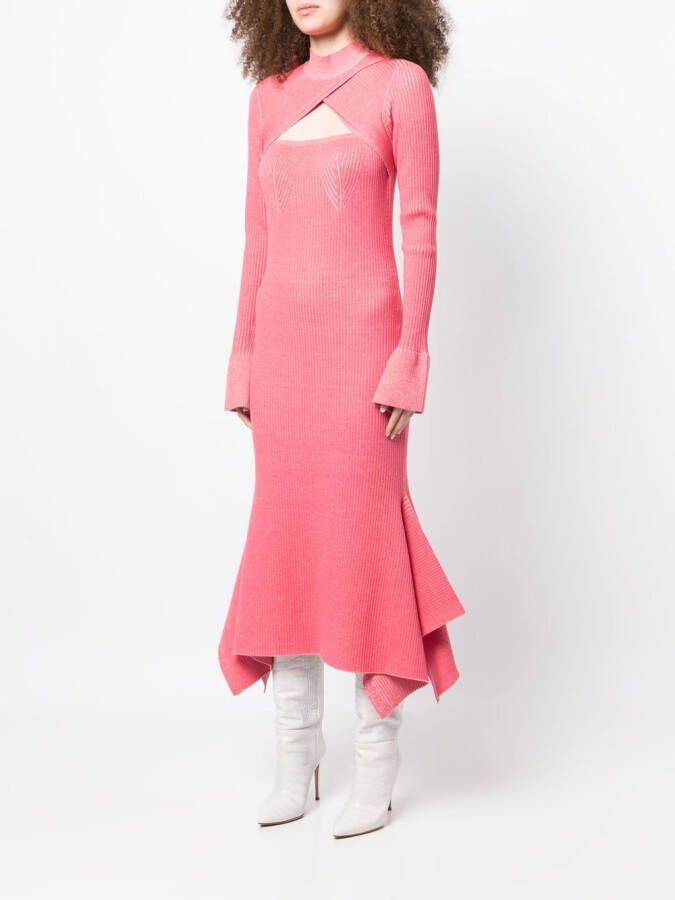 3.1 Phillip Lim Geribbelde jurk Roze