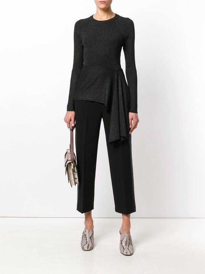 3.1 Phillip Lim Geribbelde trui Zwart