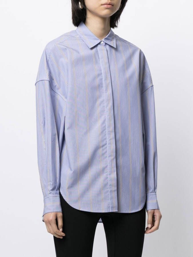 3.1 Phillip Lim Gestreepte blouse Blauw