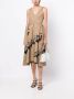 3.1 Phillip Lim Wikkeljurk met print Bruin - Thumbnail 2