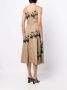 3.1 Phillip Lim Wikkeljurk met print Bruin - Thumbnail 4