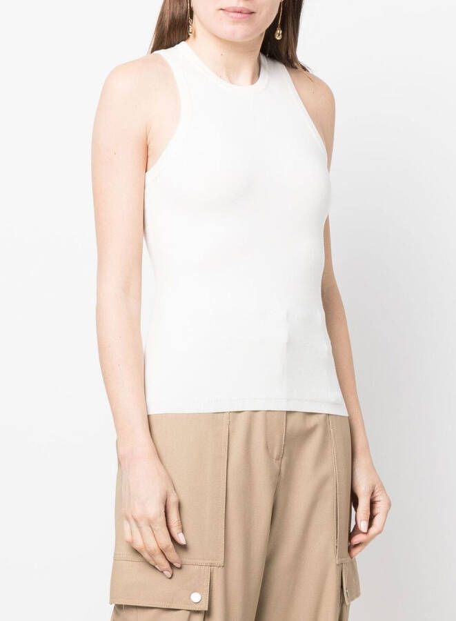 3.1 Phillip Lim Hemd met diepe ronde hals Wit