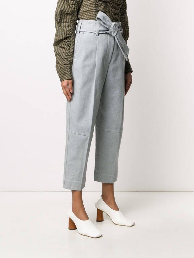 3.1 Phillip Lim High waist broek Blauw