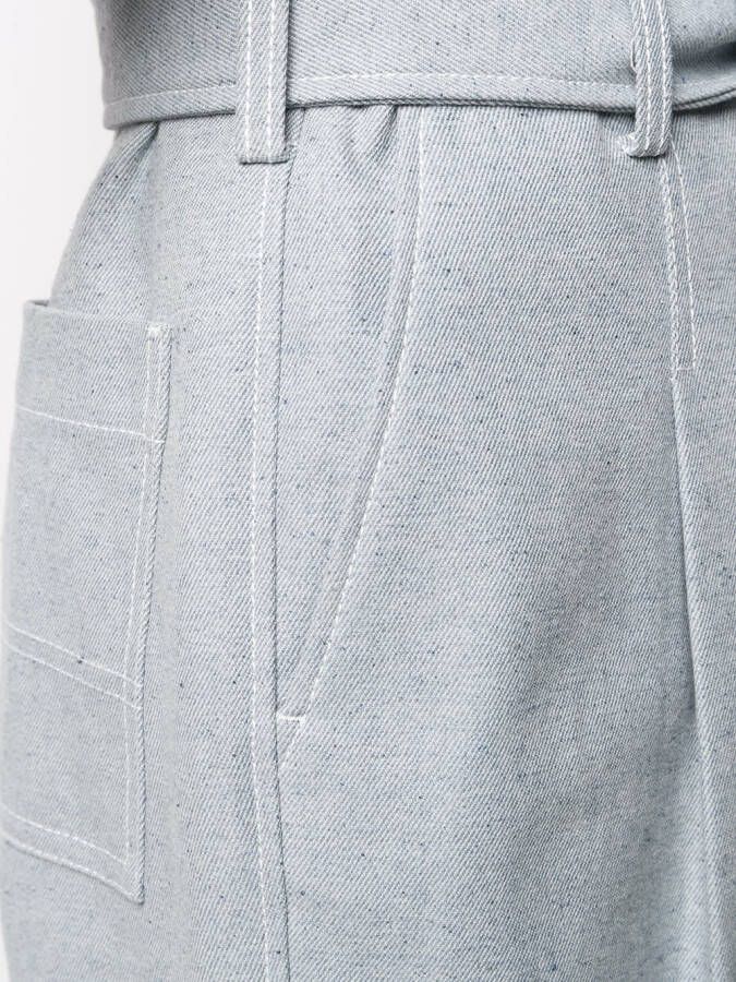 3.1 Phillip Lim High waist broek Blauw