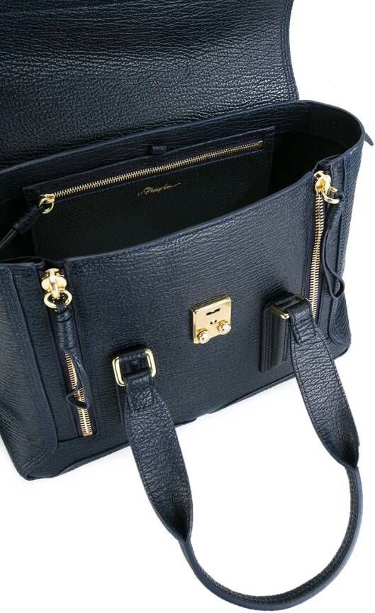 3.1 Phillip Lim medium Pashli schooltas Blauw