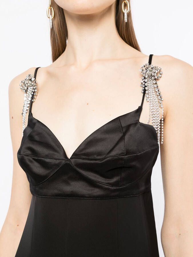 3.1 Phillip Lim Midi-jurk verfraaid met kristallen Zwart