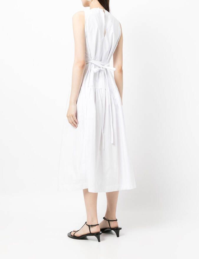 3.1 Phillip Lim Mouwloze maxi-jurk Wit
