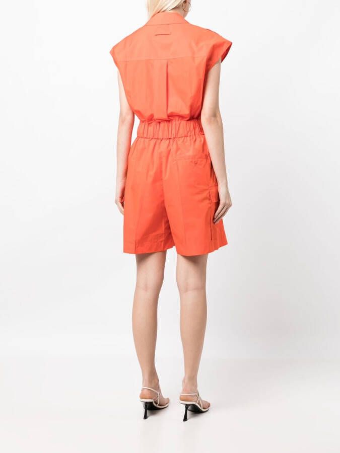3.1 Phillip Lim Mouwloze playsuit Oranje