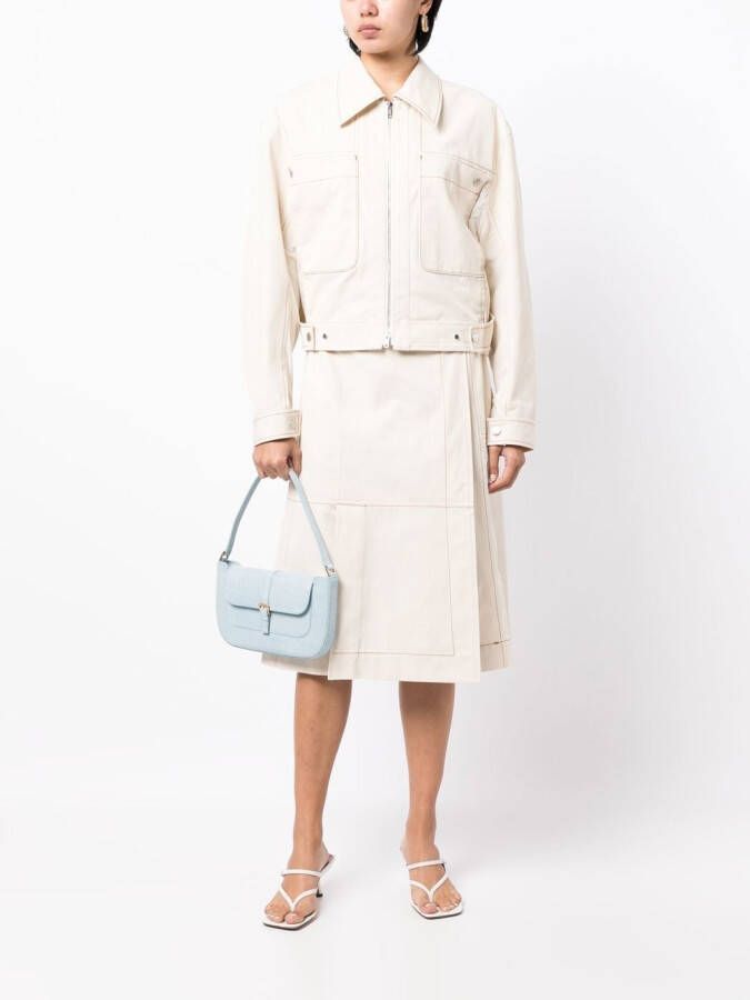 3.1 Phillip Lim Midi-plooirok Beige