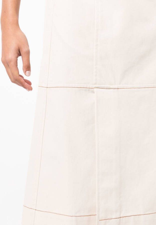 3.1 Phillip Lim Midi-plooirok Beige