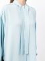 3.1 Phillip Lim pussybow satin shirt Blauw - Thumbnail 5
