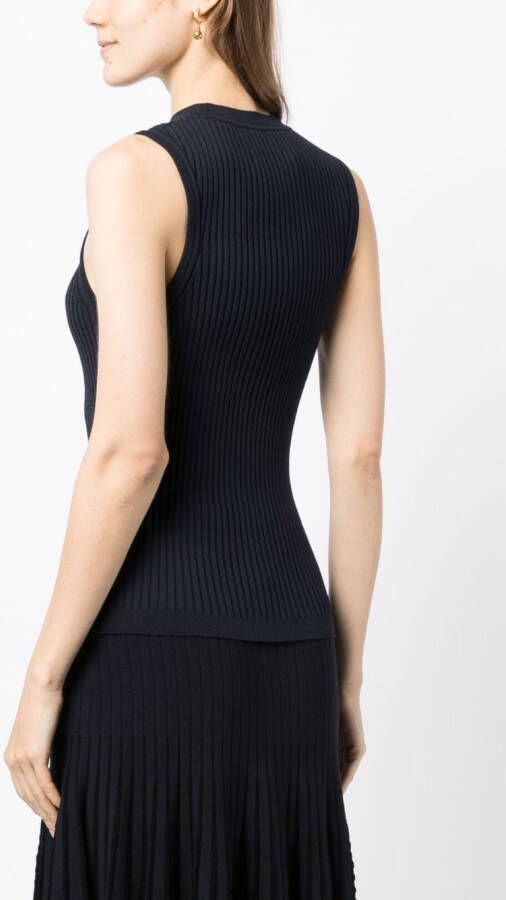 3.1 Phillip Lim Ribgebreide top Blauw