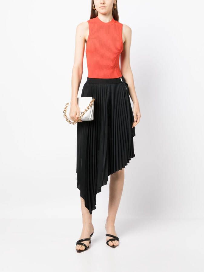 3.1 Phillip Lim Ribgebreide top Rood