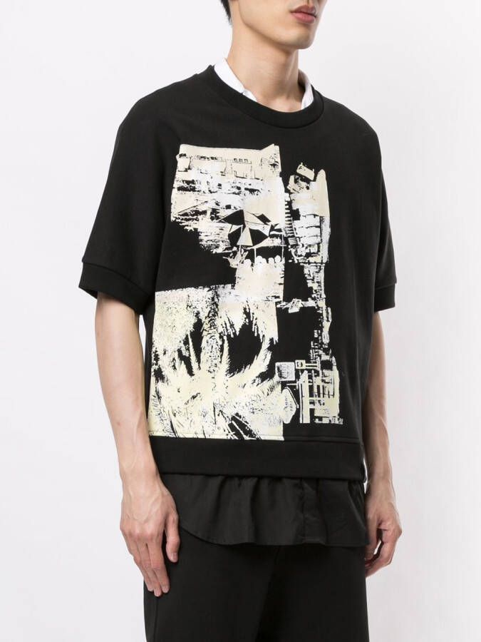 3.1 Phillip Lim Sweater met print Zwart