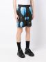 3PARADIS Zijden bermuda shorts Zwart - Thumbnail 3