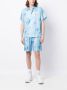 3PARADIS Zijden shorts Blauw - Thumbnail 2