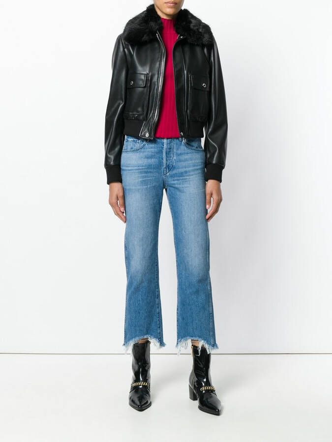 3x1 Austin cropped jeans Blauw