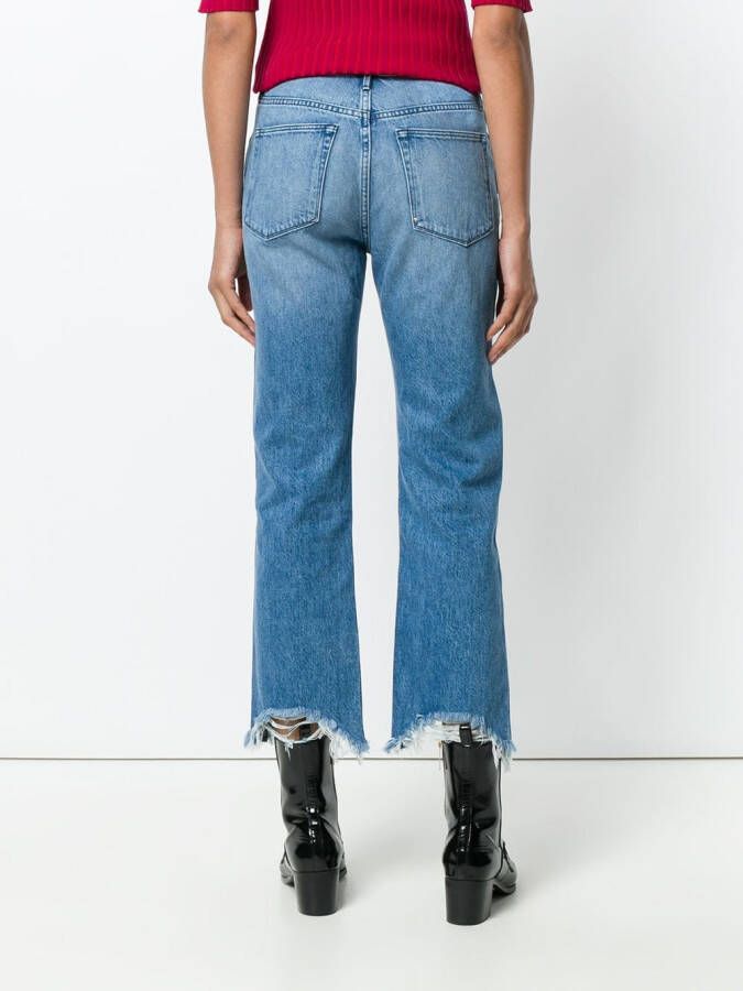 3x1 Austin cropped jeans Blauw