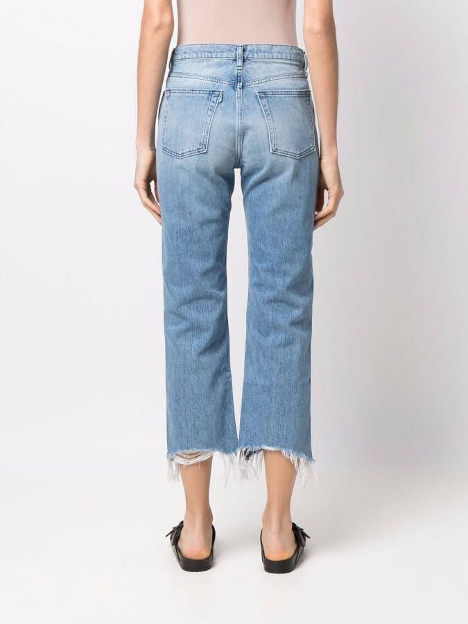 3x1 Cropped jeans Blauw